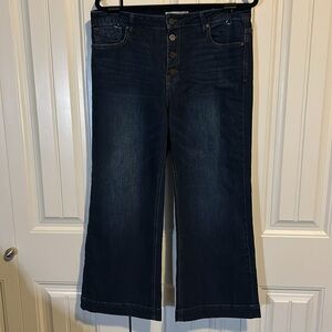 Unpublished Crop Wide Leg Jeans